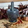 Kuhinjsko mramorno tucalo, crno, fi 10,5 cm - 11 
