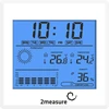 Meteorološka stanica – elektronička, osvijetljena, sonda, bijela - 2 