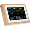 Meteorološka stanica (RCC,DCF) - elektronička, bežična, osvijetljena, senzor, bijela - 3 