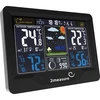 Meteorološka stanica RCC, DCF – elektronička, osvijetljena, bežična, senzor, crna - 4 
