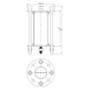 Modul destilatora - prozor - fi 48,3mm dulj. 100mm - 7 