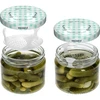 Niska staklenka 330ml - s poklopcem u boji fi 82/6, 6 kom. - 6 