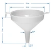 Plastični lijevak fi 10 cm - 3 
