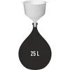 Plastični lijevak fi25 za balone, visoki rub - 3 
