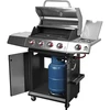 Plinski roštilj dragON BBQ101, 11,7 kW, crno-srebrni - 2 