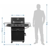 Plinski roštilj dragON BBQ101, 11,7 kW, crno-srebrni - 10 