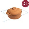 Rimski lonac okrugli 4L - 5 