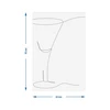 Samoljepljive etikete 60 x 90 mm za boce, likere, alkohol, votku - 20 kom. - 3 