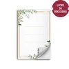 Samoljepljive etikete 60 x 90 mm za boce, staklenke, poklone s cvjetnim uzorkom - 20 kom. - 2 