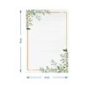 Samoljepljive etikete 60 x 90 mm za boce, staklenke, poklone s cvjetnim uzorkom - 20 kom. - 4 
