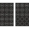 Set 12 x staklenka 150ml + 30 etiketa za označavanje začina - 5 