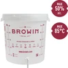 Spremnik za fermentaciju 30 L s poklopcem - prošireni set: 2 cijevi, 2 čepa, slavina, EN - 6 