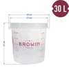 Spremnik za fermentaciju 30L s tiskom, 2 cijevi - 5 
