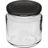 Staklenka 212ml fi66/4 s crnim poklopcem 6 kom. - 2 