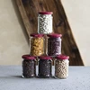 Staklenka 250 ml fi66/4 poklopac bordo - 6 kom. - 5 