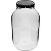Staklenka 4L s crnim poklopcem ø 100  - 1 
