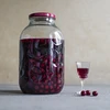 Staklenka 5L s ornamentom poklopac bordo fi 100 - 6 