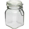 Staklenka Comfort 750 ml kvadratna. hermetički zatvorena - 2 