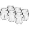 Staklenka Konfitura 230ml s crnim poklopcem fi63/4 - 6 kom - 4 
