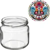 Staklenka TO 370 ml s poklopcem u boji fi82/6- 6 kom. - 5 