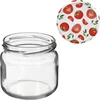 Staklenka TO 370 ml s poklopcem u boji fi82/6- 6 kom. - 7 