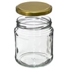 Staklenka TO 500 ml s zlatnim poklopcem fi82/6 - 6 kom. - 2 