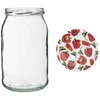 Staklenka TO 900 ml s poklopcem u boji fi82/6 - 6 kom. - 8 