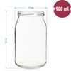 Staklenka TO 900ml fi82/6 - 8kom. - 6 