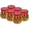 Staklenka twist-off 500ml "Obrnuta Amfora" s bordo poklopcem fi 82/6, 6 kom. - 3 
