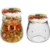 Staklenka twist-off 500ml "Obrnuta Amfora" s obojenim poklopcem fi 82/6, 6 kom. - 6 
