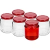 Staklenka twist-off, debeljko 580ml s bordo poklopcem fi82/6, 6 kom. - 2 