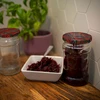 Staklenke 300 ml s obojenim poklopcem fi 66 - 6 kom. - 17 