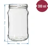 Staklenke 300 ml s obojenim poklopcem fi 66 - 6 kom. - 2 