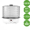 Sušilica za gljive, voće, povrće i bilje s regulacijom temp, 240W, prozirna - 7 