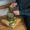 Tegla TO 2 L, fi 82/6 s poklopcem u boji + hvataljke - 4 