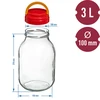 Tegla TO 3 L s plastičnim poklopcem + hvataljke fi 100 - 6 