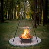 Tronožac za logorsku vatru s rešetkom, 150 cm - 7 