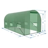 Vrtni staklenik (folija) 2x4,5x2 m - 15 