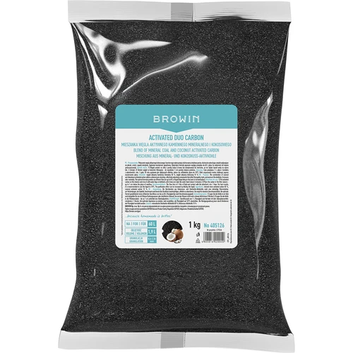 Activated Duo Carbon - mješavina aktivnog kamenog (mineralnog) i kokosovog ugljena, 1 kg, za 60 L