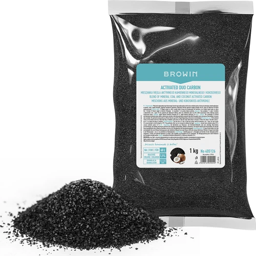 Activated Duo Carbon - mješavina aktivnog kamenog (mineralnog) i kokosovog ugljena, 1 kg, za 60 L - 2