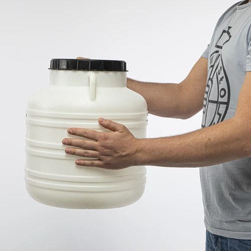 Bačva za kiseljenje 30L - bijela, ručke - 9