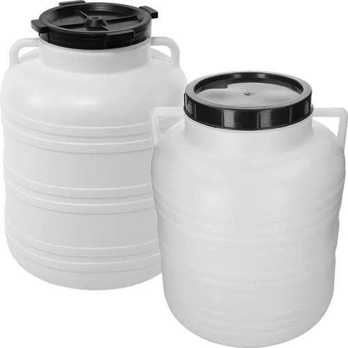 Bačva za kiseljenje 60 L - bijela, s ručkama - 2