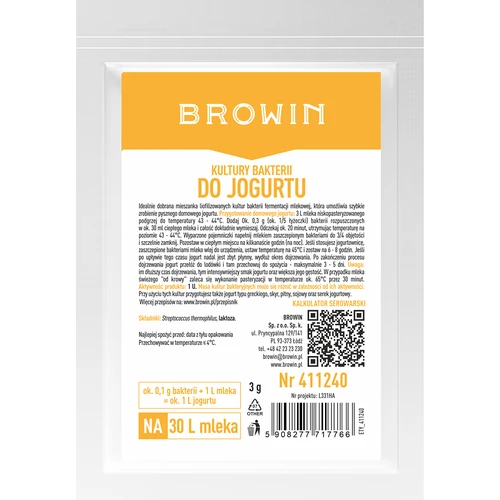 Bakterijske kulture za jogurt  - 1 