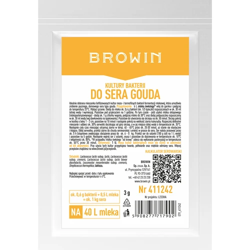 Bakterijske kulture za sir gouda  - 1 