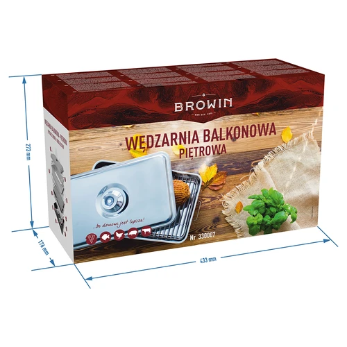 Balkonska dimilica s podesivom zapremninom - 7