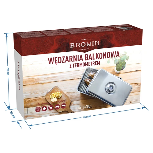 Balkonska dimilica s termometrom - 6
