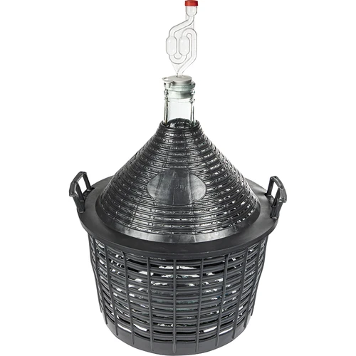 Balon za vino 20 L u plastičnoj košari - 3