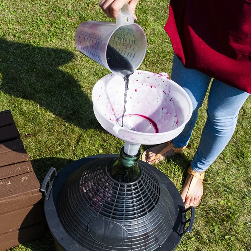 Balon za vino 34 L u plastičnoj košari - 8