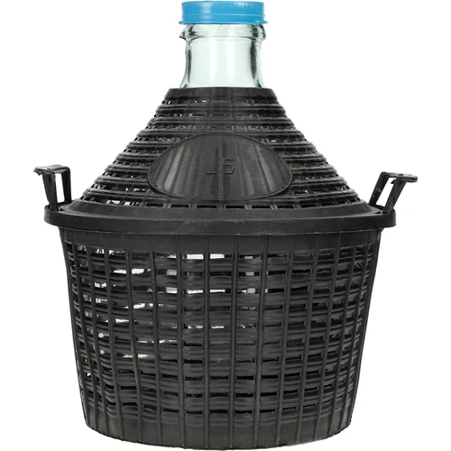 Balon za vino 5L u plastičnoj košari  - 1 