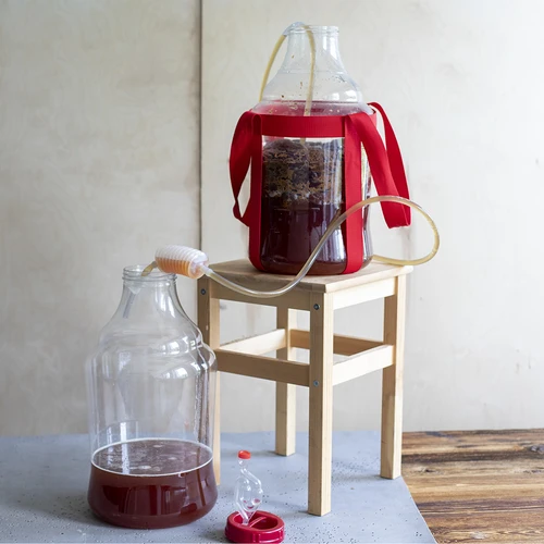Balon za vino lagan, nelomljiv, s remenima, 15 L - 15